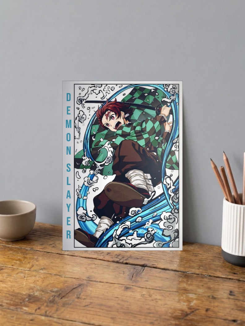 Tanjiro Kamado Demon Slayer Art Anime Poster