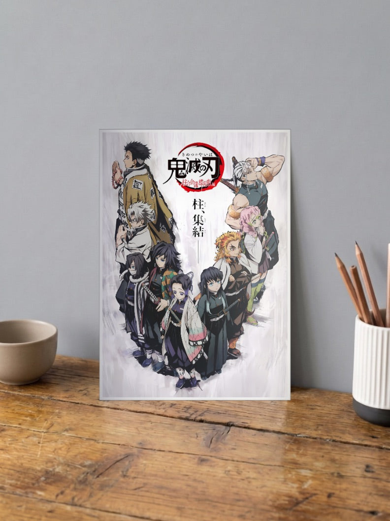 Demon Slayer Hashira Assemble Anime Poster