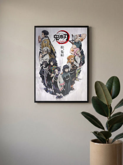 Demon Slayer Hashira Assemble Anime Poster