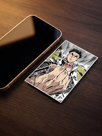 Gyomei Himejima Fist Pose Anime Poster
