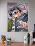 Gyomei Himejima Prayer Beads Anime Poster