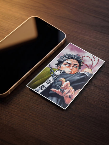 Gyomei Himejima Prayer Beads Anime Poster