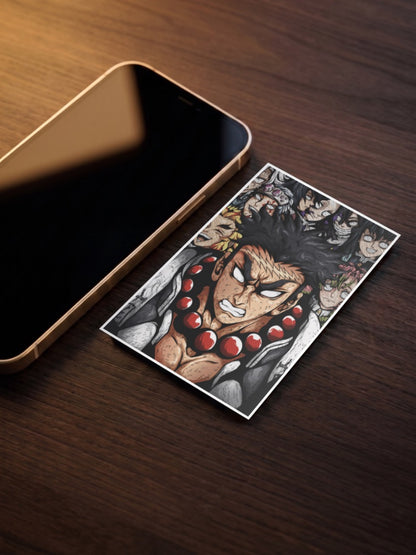 Gyomei Himejima Hashira Portrait Anime Poster