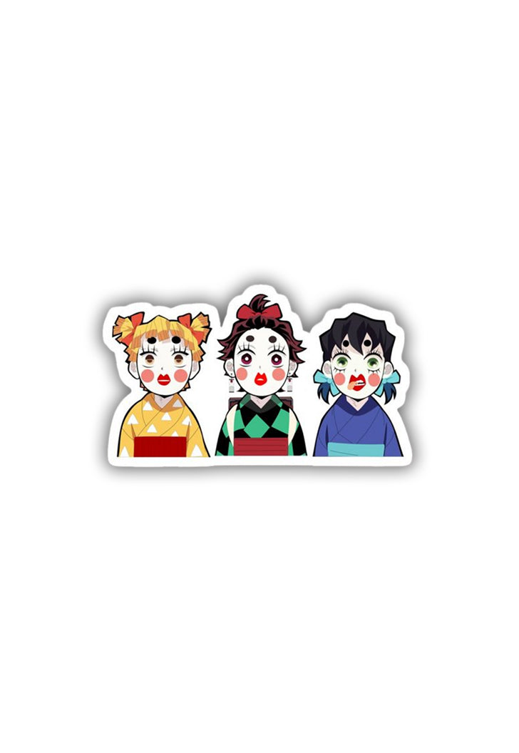 Trio Makeup  Sticker