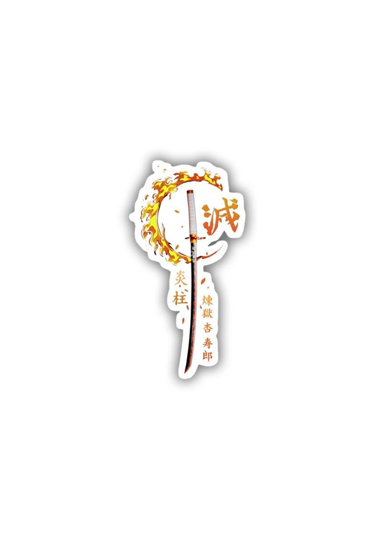 Rengoku Kyojuro Sword Sticker