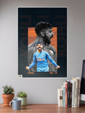 Virat Kohli in Indian Colours Poster