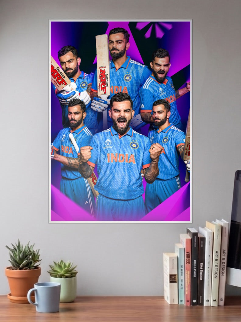 Virat Kohli Collage Poster
