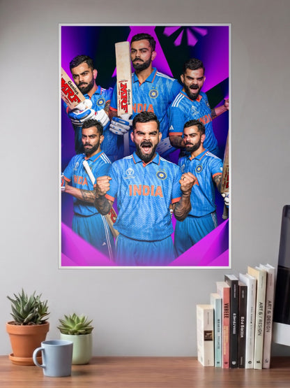 Virat Kohli Collage Poster