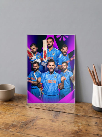 Virat Kohli Collage Poster