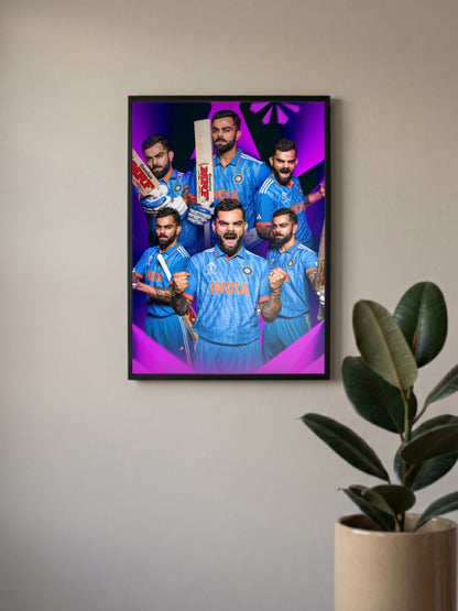 Virat Kohli Collage Poster
