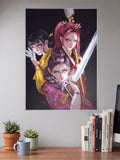 Huntrix Fantasy Warrior Art Netflix Poster