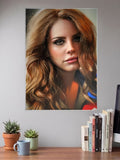 Lana Del Rey Close Up Portrait Singers Poster
