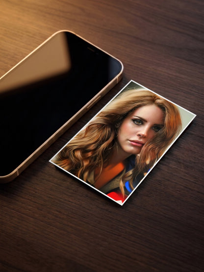 Lana Del Rey Close Up Portrait Singers Poster