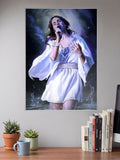 Lana Del Rey Cosmic Water Scene Singers Poster