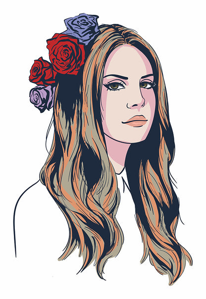 Lana Del Rey Art Poster