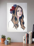 Lana Del Rey Art Poster