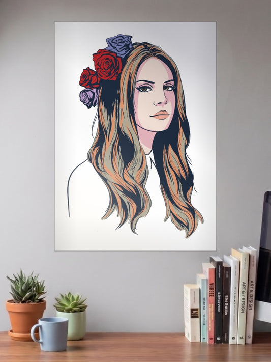 Lana Del Rey Art Poster