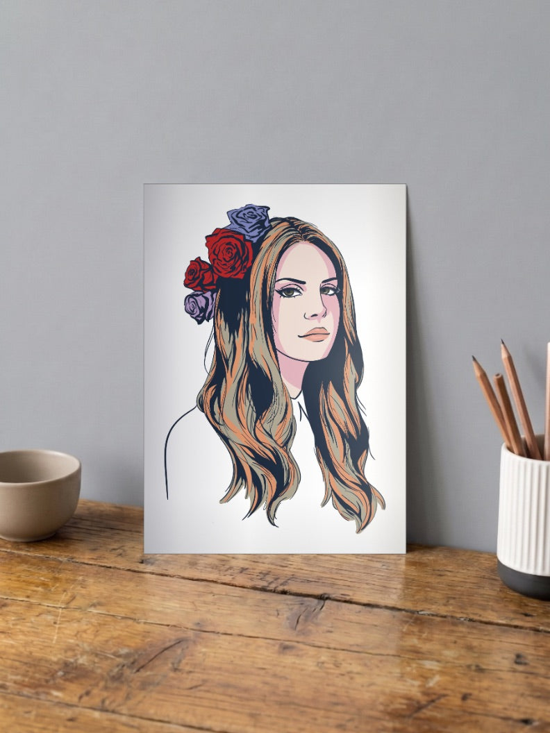 Lana Del Rey Art Poster