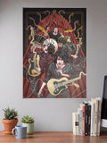 Led Zeppelin Stairway Riff Bands Poster