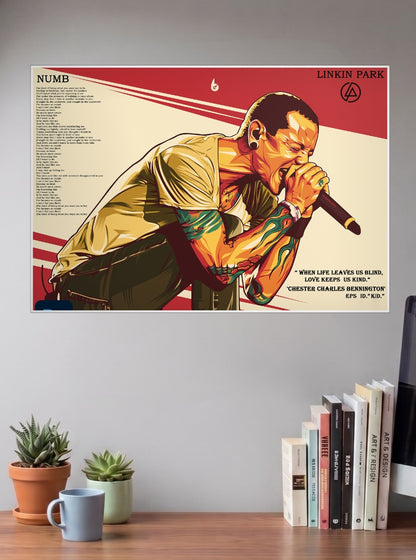 Linkin Park Numb Bands Poster