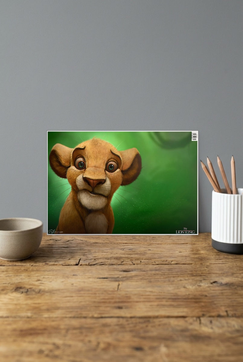 Simba Lion King Hollywood Movie Poster