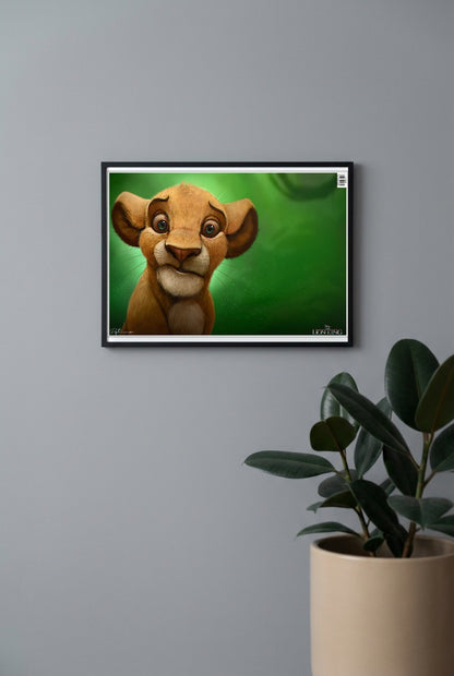 Simba Lion King Hollywood Movie Poster