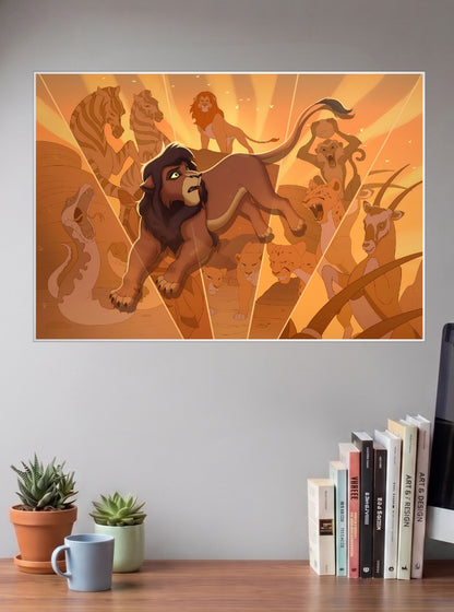 Scar Lion King Hollywood Movie Poster