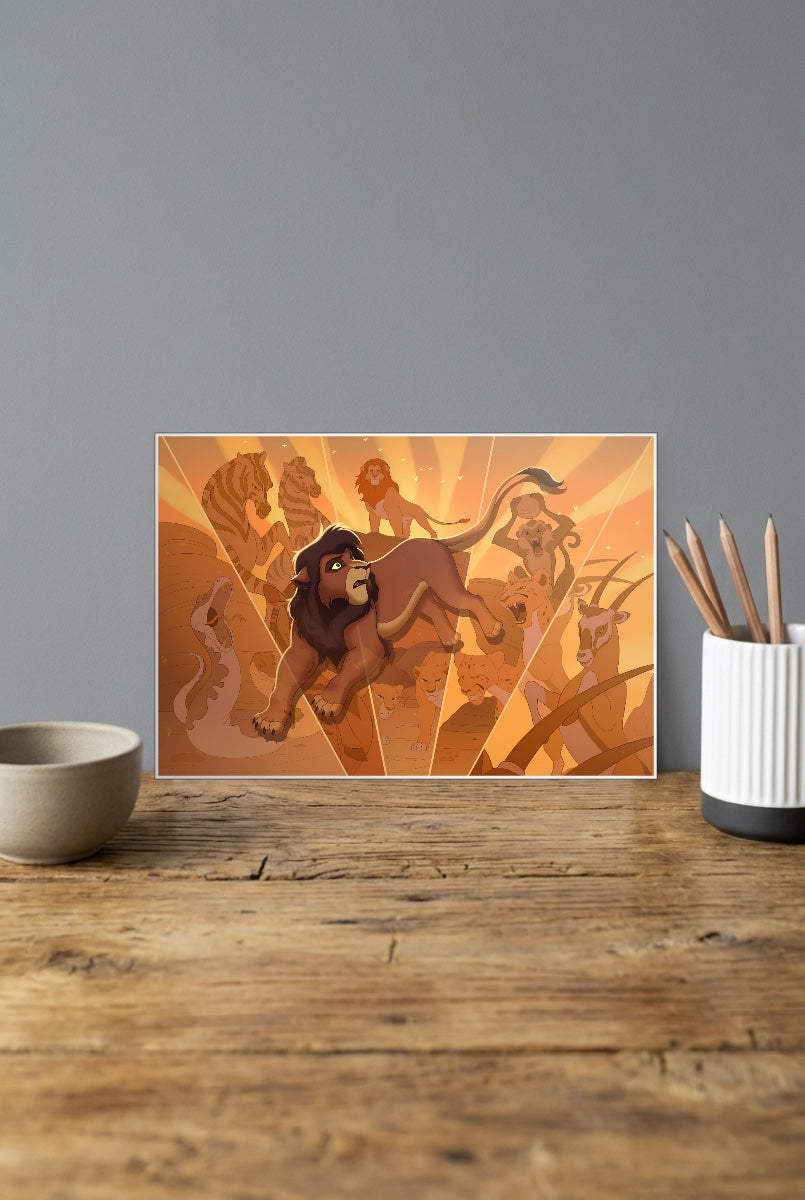 Scar Lion King Hollywood Movie Poster