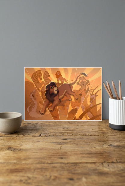 Scar Lion King Hollywood Movie Poster