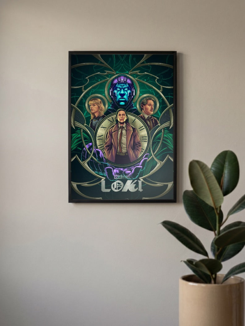 Loki Sylvie And TVA Poster Marvel Poster