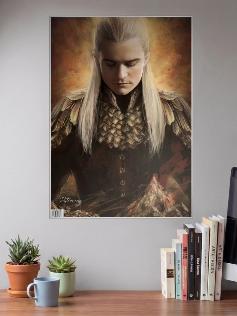 Legolas Portrait Hollywood Movie Poster