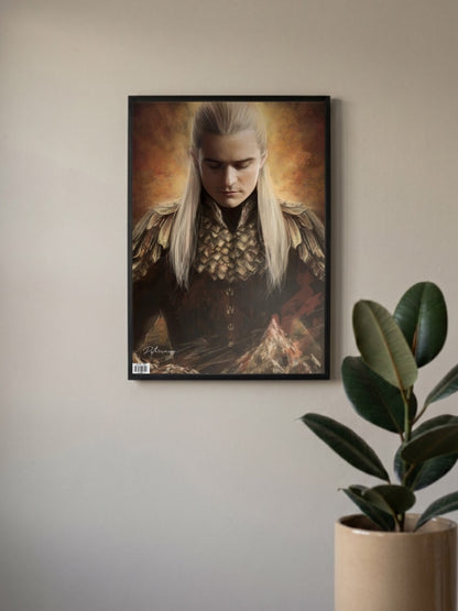 Legolas Portrait Hollywood Movie Poster
