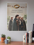 One Ring for them All- Lord of the Rings Poster
