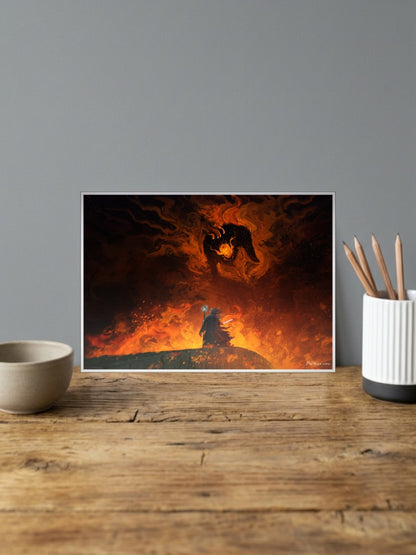 Lord of The Rings Abstract Poster