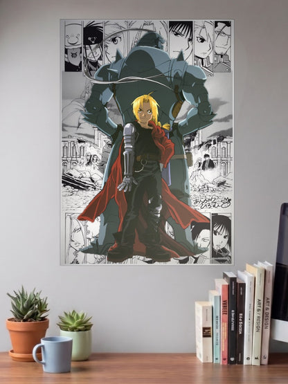 Edward And Alphonse Elric Anime Poster