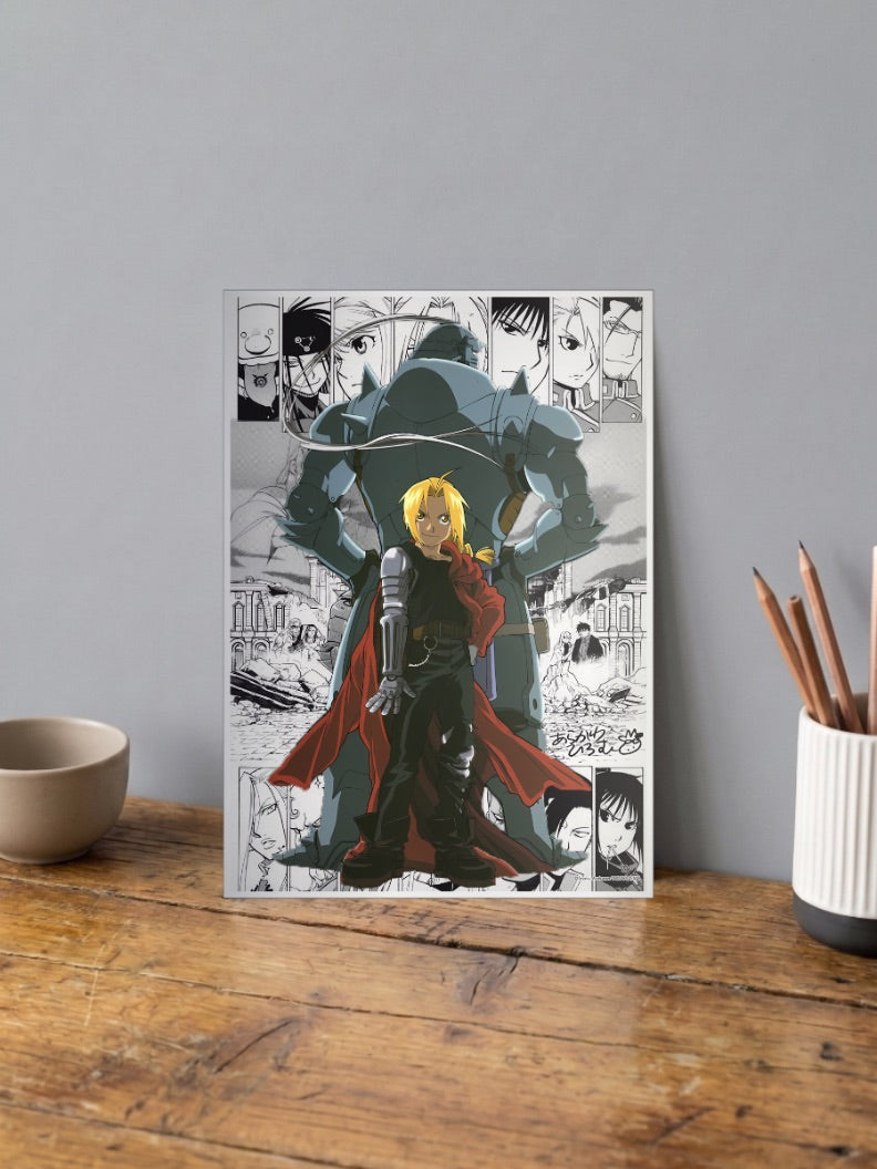 Edward And Alphonse Elric Anime Poster