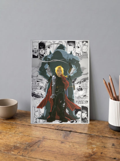 Edward And Alphonse Elric Anime Poster
