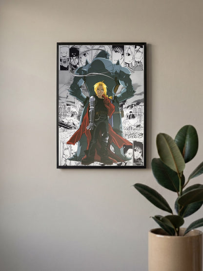Edward And Alphonse Elric Anime Poster