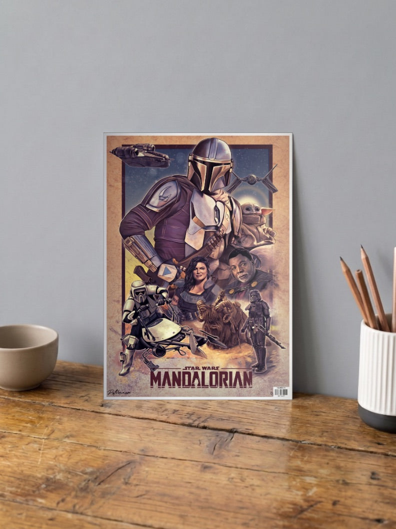 Star wars mandalorian Poster