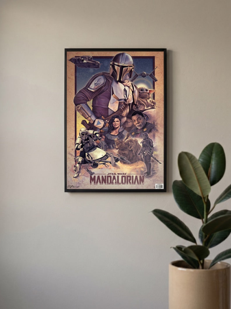 Star wars mandalorian Poster