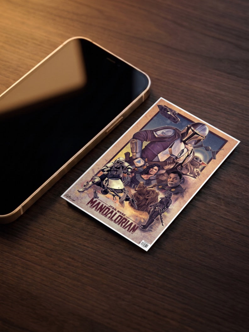 Star wars mandalorian Poster