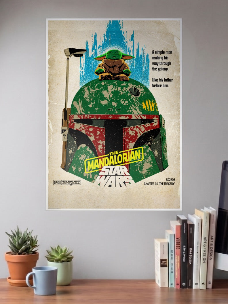 Baby Yoda Quote Poster