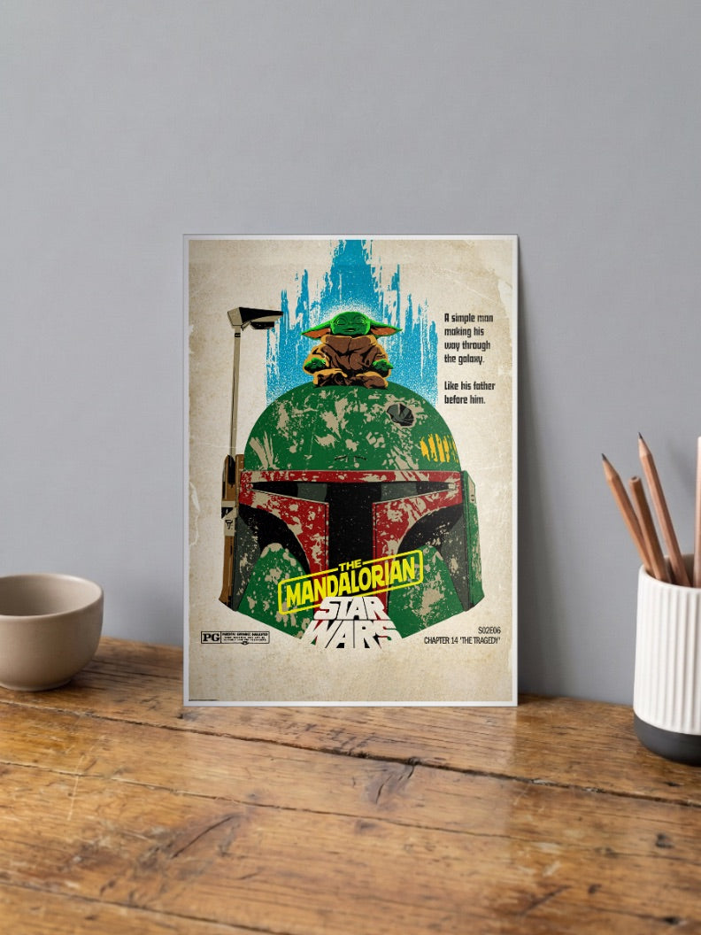 Baby Yoda Quote Poster