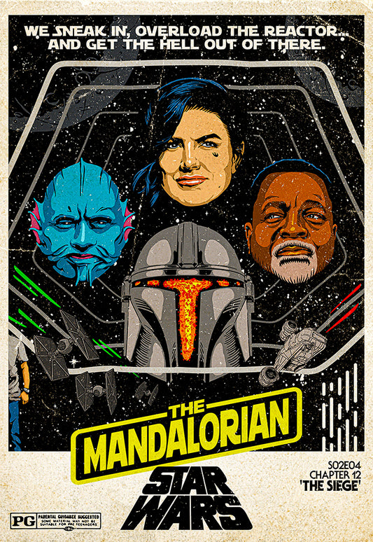 The Mandalorian Characters Poster