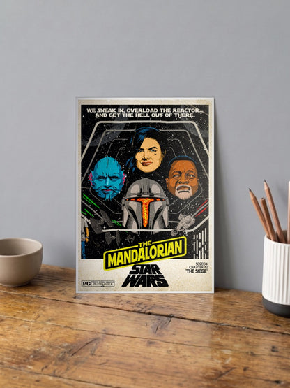 The Mandalorian Characters Poster