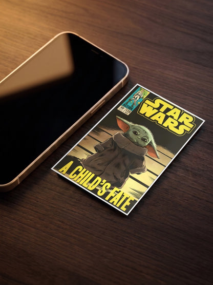 Grogu A Childs Fate Cover Star Wars Poster