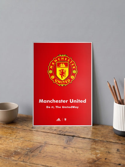 Manchester United Logo Poster
