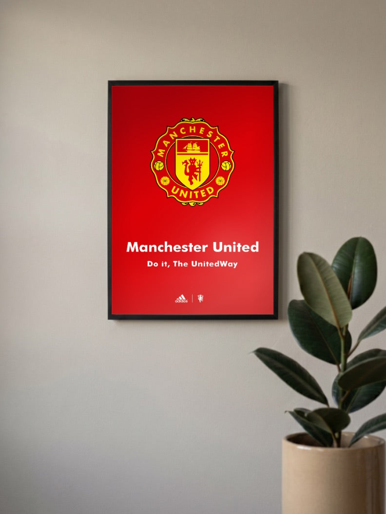 Manchester United Logo Poster