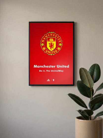 Manchester United Logo Poster