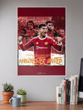 Christiano Ronaldo in Manchester United Poster